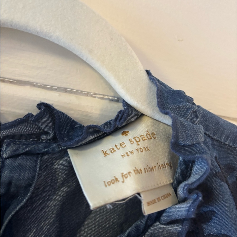 Kate Spade Navy Ruffled Dress - Picture 2 of 2